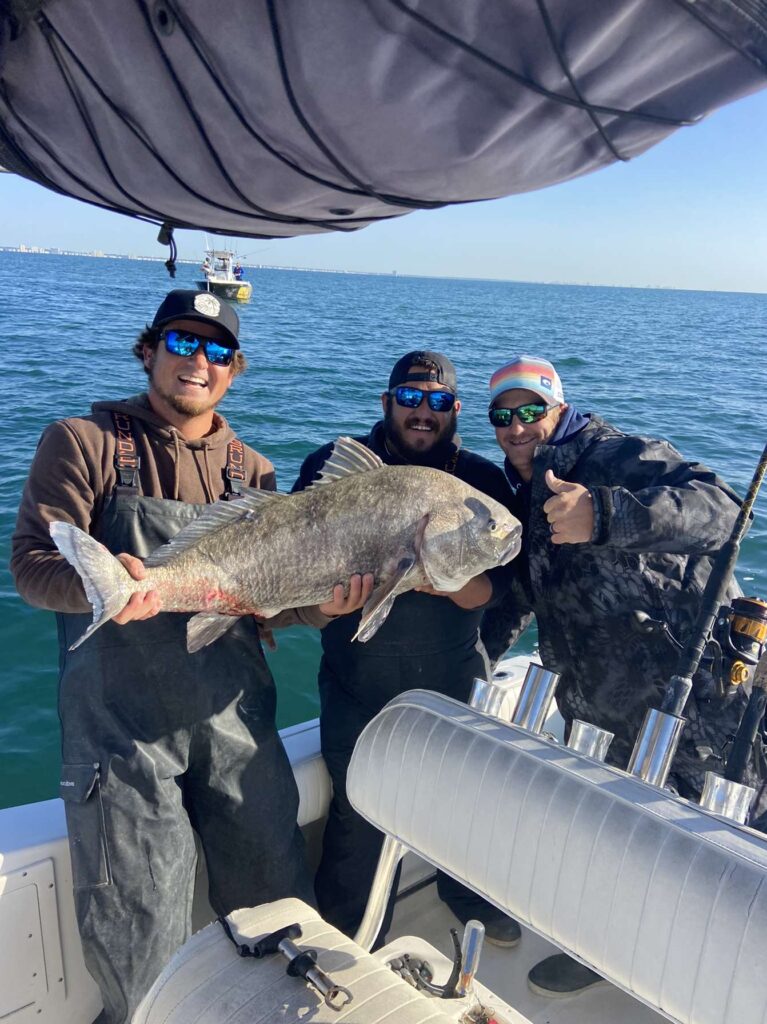 Big Bull Black Drum caught on the Fish Finder 1