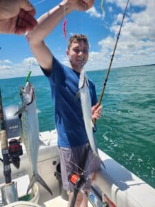 Spanish mackerel caught in murrells inlet with Fish Finder Fishing Charters