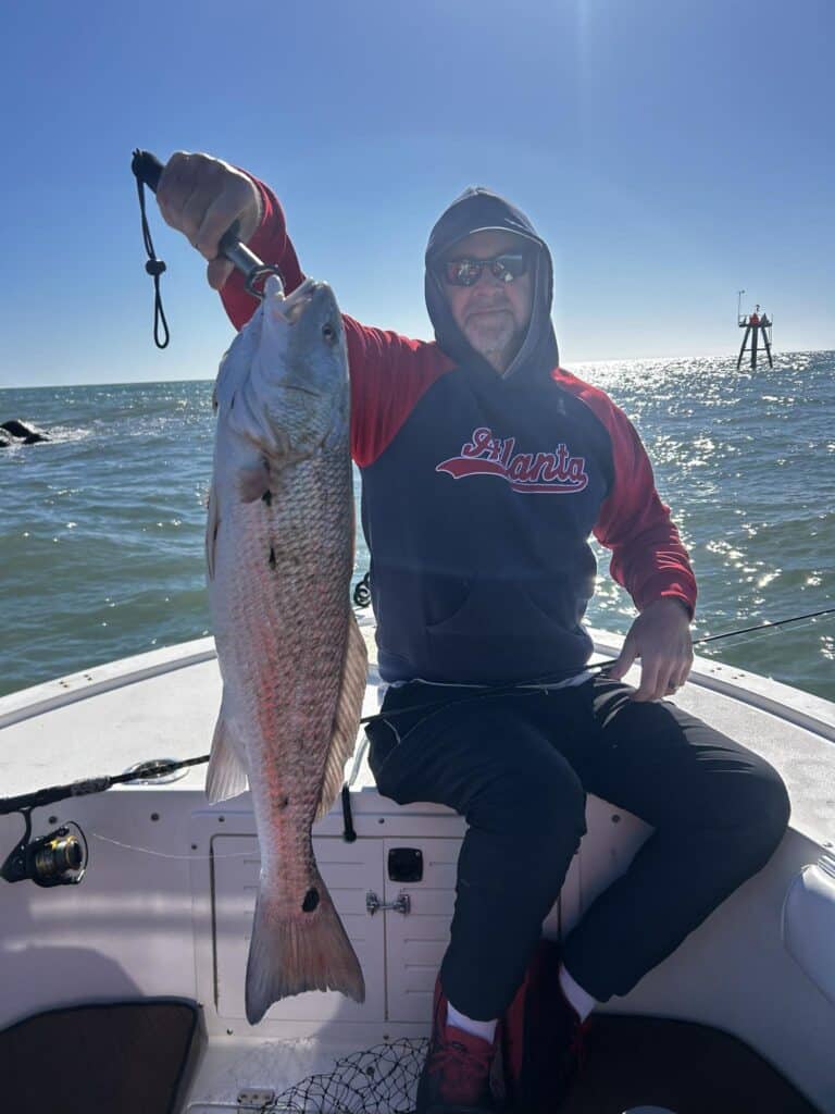 Atlanta guy, big redfish, open water