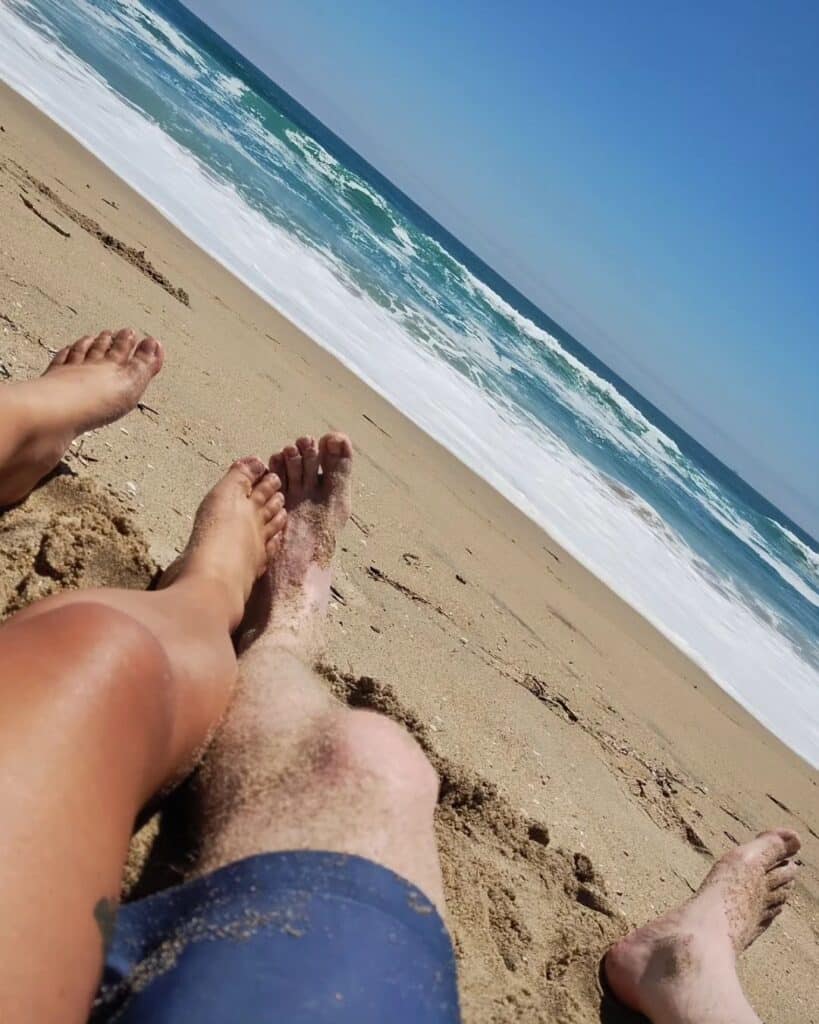 Couple on Huntington Beach